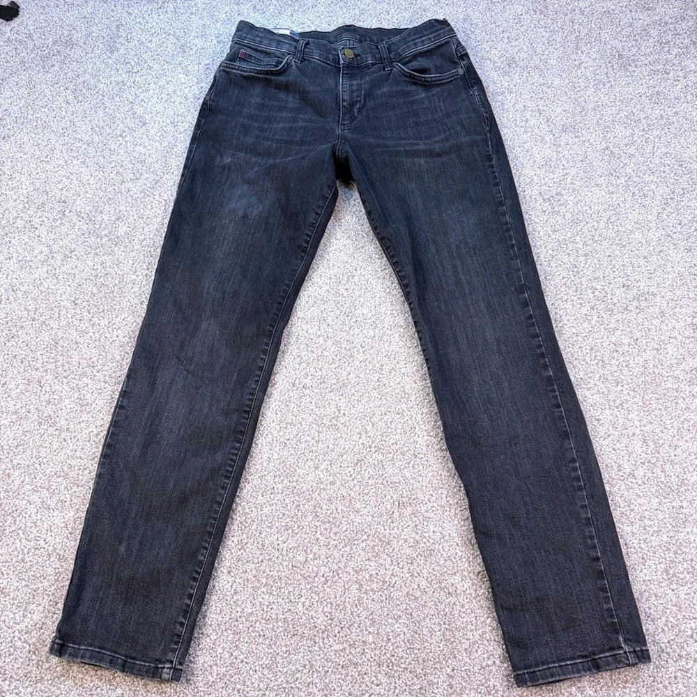Marine Layer Jeans Mens 32x32 Black Straight Leg Denim Casual Classic Essential